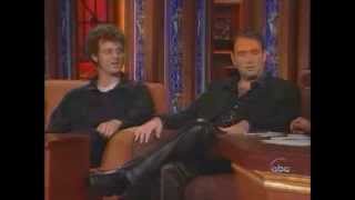 Matt Stone and Trey Parker on Jimmy Kimmel in 2003 No blood for oil [upl. by Ydorb]