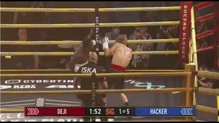 Deji vs Vinnie Hacker Full Fight TKO ENDING [upl. by Petunia]