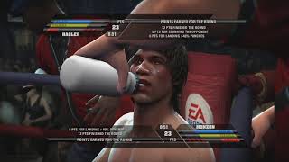 Fight Night Round 4  Marvin Hagler vs Carlos Monzon [upl. by Ursas]