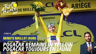 LCL Yellow Jersey Minute  Stage 15  Tour de France 2024 [upl. by Essirehs113]