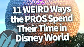 11 Weird Ways the Pros Spend Their Time in Disney World [upl. by Ecirtnom]