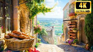 Gordes the pearl of French Provence  The most beautiful village in France  Walking tour 4k [upl. by Kellen]