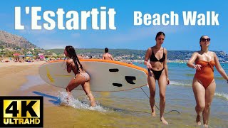 ☀️L´Estartit Beach Walk 4K Spain [upl. by Favianus]