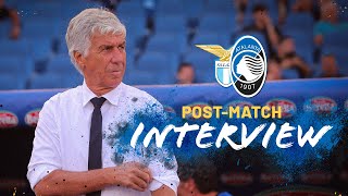 8ª SerieATIM  LazioAtalanta 32  Gasperini quotPrestazione importante sciupata nel finalequot 🇬🇧 SUB [upl. by Madalena]