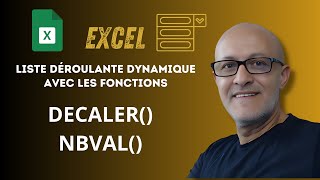 Excel Réaliser Une Liste Déroulante Dynamique  Fonction DECALER [upl. by Ordnagela]