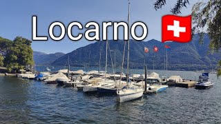 Locarno Switzerland 4K 🇨🇭  Walking tour of Most beautiful charming swiss town and Maggiore lake😍 [upl. by Orips]