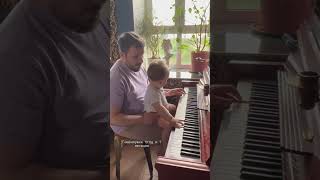 Gavriil is trying to play Jazz in his 1y 7monts Part 2 [upl. by Asaph]