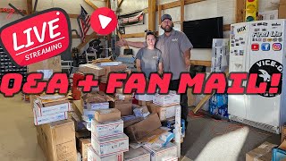 LIVE With Derek and Jessica  QampA While Opening A MOUNTAIN of Fan Mail [upl. by Godart]