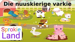 🐷 Kleuter stories  luister sprokie verhale Die nuuskierige varkie 🐶 [upl. by Attaynik]