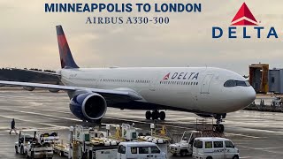 Minneapolis🇺🇸 to London🇬🇧I Delta Airlines A330300 I Economy Class [upl. by Lilac263]