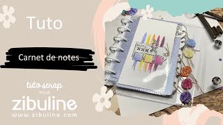 Tuto carnet de notes par Tutoscrap [upl. by Erlewine]