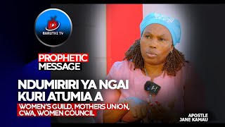 🙆‍♀️SHOCKING PROPHETIC MESSAGE TO WOMEN’S GUILD MOTHERS UNION CWA WOMEN COUNCIL [upl. by Milty]