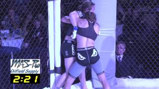 Kayla Matton vs Alyssa Krahn Round 3 Havoc FC4 [upl. by Ellerehc]