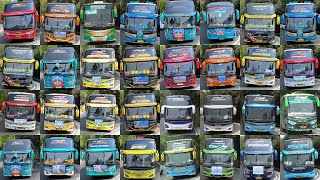 KUMPULAN KLAKSON TELOLET BASURI TERBARU 2024 BUS BANDUNG KONVOI MENUJU PANTAI PANGANDARAN [upl. by Eversole293]