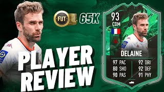 FIFA 22 THOMAS DELAINE SHAPESHIFTER 93 CDM PLAYER REVIEW [upl. by Steffane]