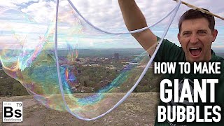 How to Make Giant Bubbles  Bubble Recipes and Bubble Wand Instructions [upl. by Towney]