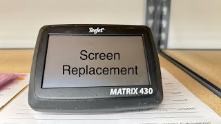 TeeJet Matrix 430 Screen Repair [upl. by Khalin]