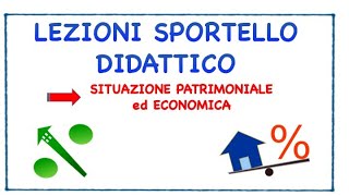 Situazione Patrimoniale ed economica lezionionline ragioneria economiaaziendale [upl. by Naujahs242]