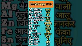 क्रियाशील समूह Reactivity Series mnemonics  Trucks [upl. by Inessa]