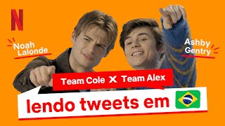 Noah LaLonde e Ashby Gentry leem tweets de fãs BR  Minha Vida com a Família Walter  Netflix Brasil [upl. by Tripp]