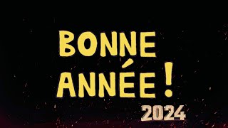 Bonne Année 2024  Voeux Nouvel An 2024  en Français  Gif Animé [upl. by Rome]