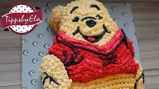 Winnie pooh Torte selber machen Anleitung Deutsch Sahnetorte [upl. by Anselme]