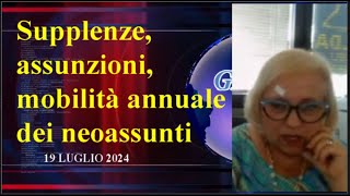 Supplenze assunzioni mobilità annuale dei neoassunti [upl. by Pennington]