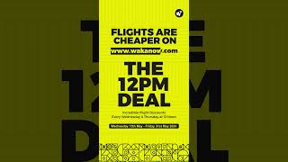 Get Crazy Huge Discount Off Your Next Flight Tickets on Wakanow every Wednesday and Thursday [upl. by Davie]