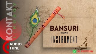 INDIAN INSTRUMENT BANSURI KONTAKT LIBRARY [upl. by Asillam]