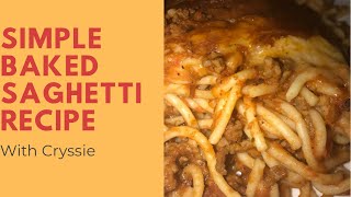 Baked Spaghetti Recipe [upl. by Shipp]