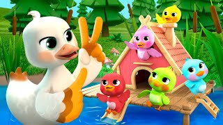 Five Little Ducklings Song More Lalafun Nursery Rhymes amp Kids Songs [upl. by Marlowe]