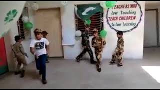 Allah o Akbar  Tablo by kids Aey mardeMmujahid jag zaraMilli Nagma6 September Defence Day [upl. by Aedrahs132]