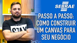 CANVAS como fazer seu modelo de negócio  SEBRAE [upl. by Hpejsoj]