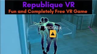 Republique VR introduction Free VR game on Meta Quest 2 [upl. by Anirehc]