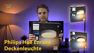 Philips Hue Enrave ausprobiert Die schönste Deckenleuchte von Philips Hue [upl. by Annairba]