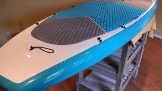 how to fix paddle board ding using epoxy repair kit [upl. by Vyner]