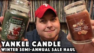 Yankee Candle SemiAnnual Sale Haul  Winter 2022 [upl. by Nnylannej]