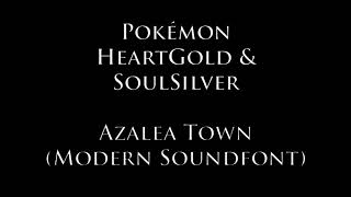 Azalea Town HGSS  Modern Soundfont MIDI Render [upl. by Margeaux]