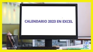 Descarga Calendario 2023 en excel [upl. by Nikral]