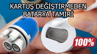 KARTUŞ DEĞİŞTİRMEDEN AÇ KAPA BATARYAMUSLUK TAMİRİ 100 GARANTİLİ [upl. by Trainer]