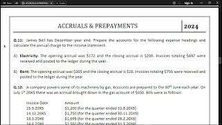 ACCRUALS amp PREPAYMENTS 02 [upl. by Holman]