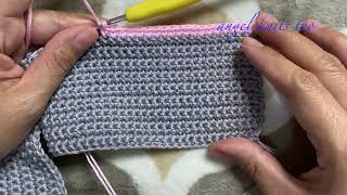 CROCHET Simple Card Holder using just Single Crochet [upl. by Barcellona]