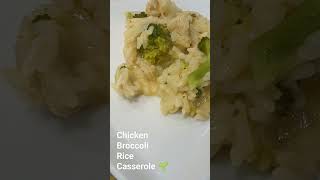 Chicken Broccoli Rice Casserole 🌱food vegan casserole [upl. by Reba784]