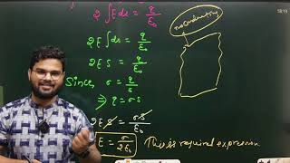 Electric field due to uniformly charged sheet l Application of Gauss Theorem [upl. by Haeluj]