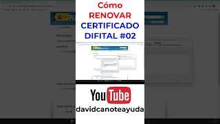 Cómo renovar 🔐Certificado Digital 🔐 FNMT  Paso a paso para actualizar certificado digital 2024 02 [upl. by Renell197]