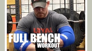 BENCH Full Workout with Conditioning and a Duffalo Bar PR [upl. by Maggee921]