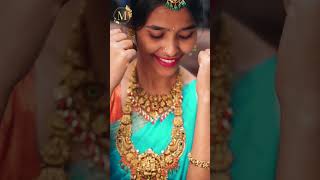 Light weight gold jewellery goldjewellery nakshi kundan victorian multipurpose necklace [upl. by Deland33]