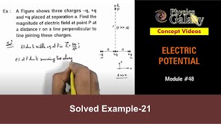 Class 12 Physics  Electric Potential  48 Solved Example21 on Electric Potential  For JEE amp NEET [upl. by Shakespeare]