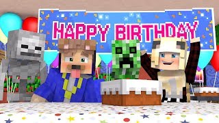 DER CREEPER HAT GEBURTSTAG IN DER MONSTER SCHULE [upl. by Lash492]