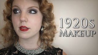 1920s Inspired Glamorous Makeup Look [upl. by Nij]